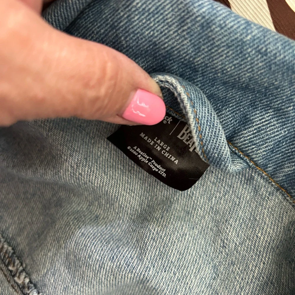 Limited Edition Beatles/Hard Rock Collaboration Jean Jacket
